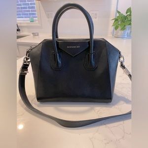 Givenchy Antigona Small Sugar Goatskin Satchel Bag